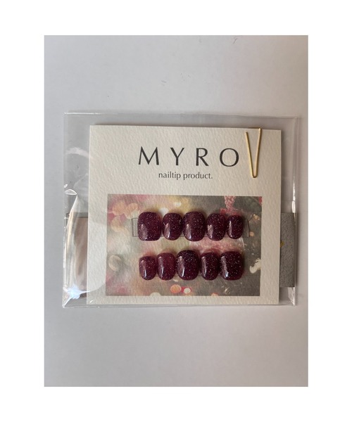 tone（トーン）の「【MYRO マイロ  -nailtip-】小爪さんおすすめネイルチップ(MA)（ネイルシール/ネイルチップ・レディース・ピンク/ネイビー/ライトピンク/その他/ピンク系その他/ベージュ/ブルー系その他/オレンジ/パープル系その他/ブルー系その他2/ライトブラウン/ブラウン/イエロー・FREE/SMALL/MEDIUM/LARGE/L/SM/SS）」の10枚目の写真