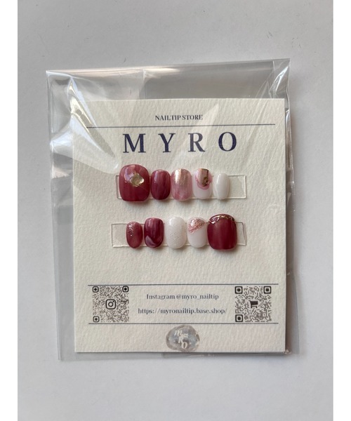 tone（トーン）の「【MYRO マイロ  -nailtip-】小爪さんおすすめネイルチップ(MA)（ネイルシール/ネイルチップ・レディース・ピンク/ネイビー/ライトピンク/その他/ピンク系その他/ベージュ/ブルー系その他/オレンジ/パープル系その他/ブルー系その他2/ライトブラウン/ブラウン/イエロー・FREE/SMALL/MEDIUM/LARGE/L/SM/SS）」の11枚目の写真
