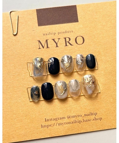 tone（トーン）の「【MYRO マイロ  -nailtip-】小爪さんおすすめネイルチップ(MA)（ネイルシール/ネイルチップ・レディース・ピンク/ネイビー/ライトピンク/その他/ピンク系その他/ベージュ/ブルー系その他/オレンジ/パープル系その他/ブルー系その他2/ライトブラウン/ブラウン/イエロー・FREE/SMALL/MEDIUM/LARGE/L/SM/SS）」の16枚目の写真