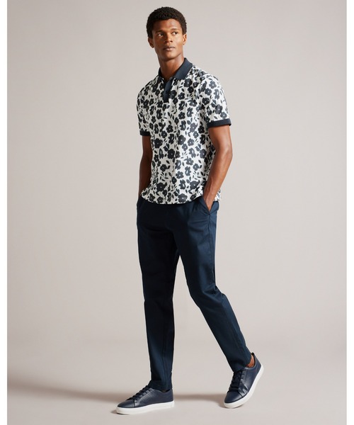 Ted Baker（テッドベーカー）の「BASKST フローラルプリント ポロシャツ（ポロシャツ・メンズ・オートミール・4/3/2/1/5）」の6枚目の写真