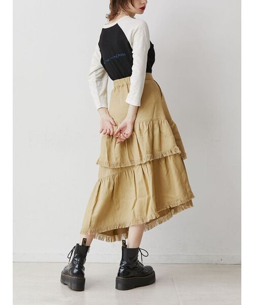 jouetie(ジュエティ)の「グランジロックラグランロンT(Tシャツ/カットソー・レディース・ブラック/オフホワイト/ブルー・MEDIUM)」の18枚目の写真