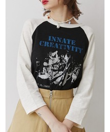 jouetie | グランジロックラグランロンＴ(Tシャツ/カットソー)