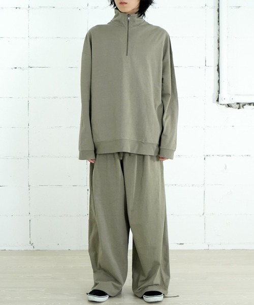 THE MILES(ザ マイルズ)の「AGITATOR アジテーター HEAVY WEIGHT WIDE PANTS ヘビーウェイト ワイドパンツ(その他パンツ・メンズ・サンドグレー/ブラック/ホワイト・X-LARGE/LARGE/MEDIUM)」の8枚目の写真