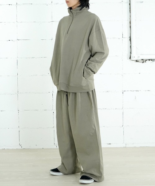 THE MILES(ザ マイルズ)の「AGITATOR アジテーター HEAVY WEIGHT WIDE PANTS ヘビーウェイト ワイドパンツ(その他パンツ・メンズ・サンドグレー/ブラック/ホワイト・X-LARGE/LARGE/MEDIUM)」の4枚目の写真