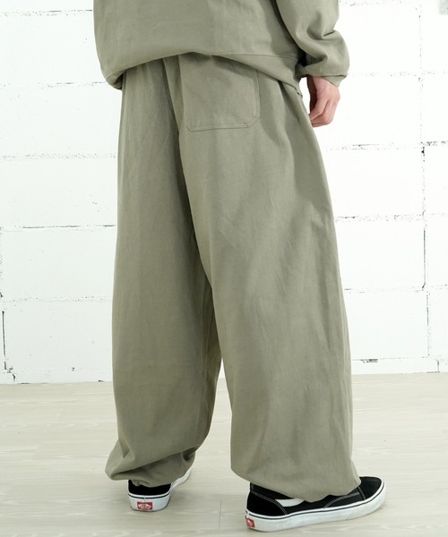 THE MILES(ザ マイルズ)の「AGITATOR アジテーター HEAVY WEIGHT WIDE PANTS ヘビーウェイト ワイドパンツ(その他パンツ・メンズ・サンドグレー/ブラック/ホワイト・X-LARGE/LARGE/MEDIUM)」の9枚目の写真