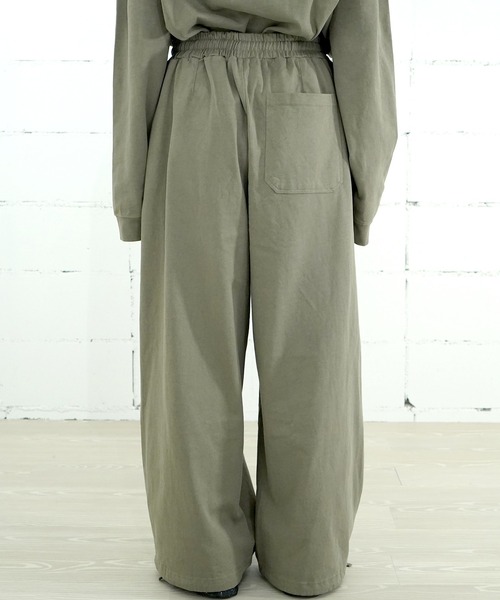 THE MILES(ザ マイルズ)の「AGITATOR アジテーター HEAVY WEIGHT WIDE PANTS ヘビーウェイト ワイドパンツ(その他パンツ・メンズ・サンドグレー/ブラック/ホワイト・X-LARGE/LARGE/MEDIUM)」の5枚目の写真