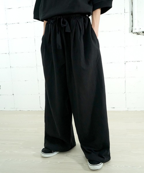 THE MILES(ザ マイルズ)の「AGITATOR アジテーター HEAVY WEIGHT WIDE PANTS ヘビーウェイト ワイドパンツ(その他パンツ・メンズ・サンドグレー/ブラック/ホワイト・X-LARGE/LARGE/MEDIUM)」の14枚目の写真
