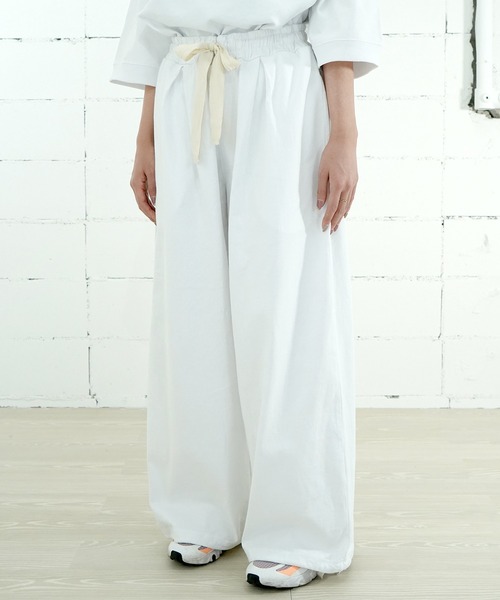 THE MILES(ザ マイルズ)の「AGITATOR アジテーター HEAVY WEIGHT WIDE PANTS ヘビーウェイト ワイドパンツ(その他パンツ・メンズ・サンドグレー/ブラック/ホワイト・X-LARGE/LARGE/MEDIUM)」の11枚目の写真