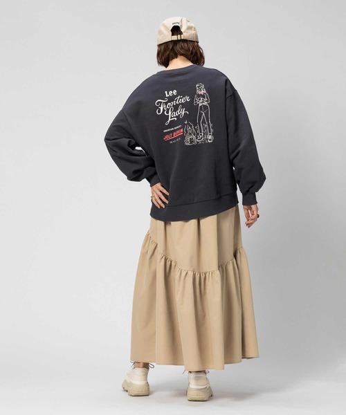Lee(リー)の「【Lee】プリントスウェット(スウェット・レディース・ダークグレー・L/M)」の11枚目の写真
