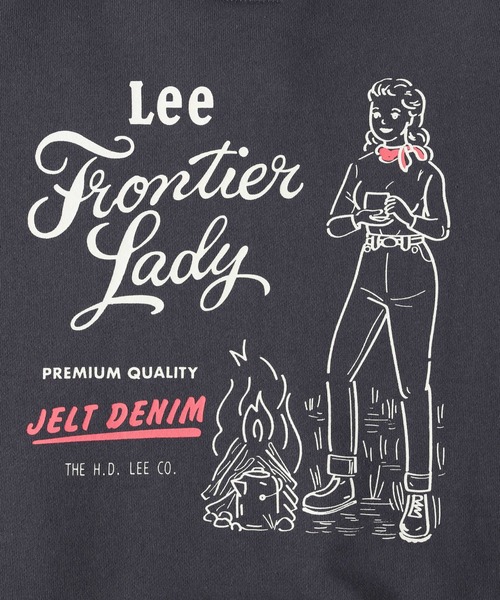Lee(リー)の「【Lee】プリントスウェット(スウェット・レディース・ダークグレー・L/M)」の7枚目の写真