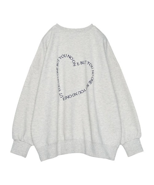 Re:EDIT(リエディ)の「選べる裏起毛ビッグプルオーバー(スウェット・レディース・ホワイト系その他2/オートミール/グレー系その他2/ホワイト系その他3/グレー系/ホワイト/ブラック系/ブラック系その他3/ホワイト系・MEDIUM/LARGE)」の9枚目の写真