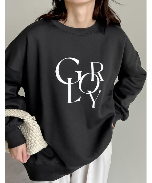 Re:EDIT(リエディ)の「選べる裏起毛ビッグプルオーバー(スウェット・レディース・ホワイト系その他2/オートミール/グレー系その他2/ホワイト系その他3/グレー系/ホワイト/ブラック系/ブラック系その他3/ホワイト系・MEDIUM/LARGE)」の19枚目の写真