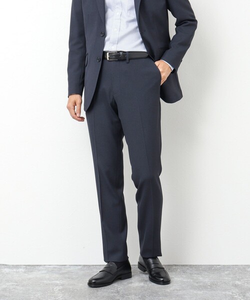 NOLLEY'S goodman(ノーリーズグッドマン)の「《セットアップ対応》TRABEST/トラベスト スラックスパンツ(スラックス・メンズ・ブラウン/ライトブルー/ダークネイビー/ネイビー・S/M/L/XL)」の4枚目の写真