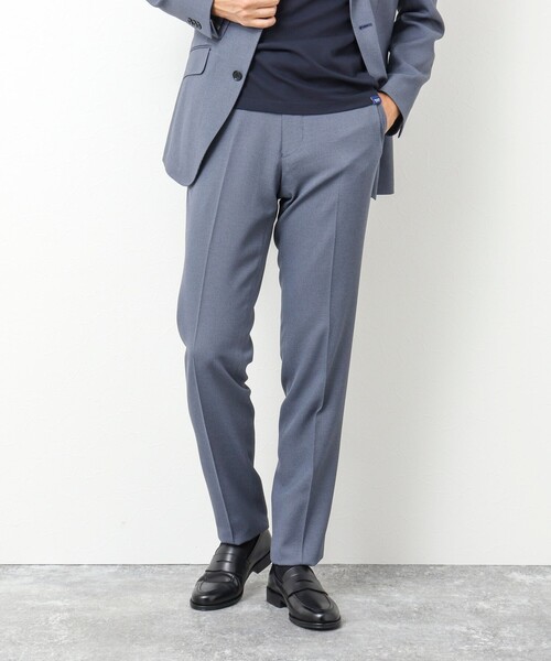 NOLLEY'S goodman(ノーリーズグッドマン)の「《セットアップ対応》TRABEST/トラベスト スラックスパンツ(スラックス・メンズ・ブラウン/ライトブルー/ダークネイビー/ネイビー・S/M/L/XL)」の1枚目の写真