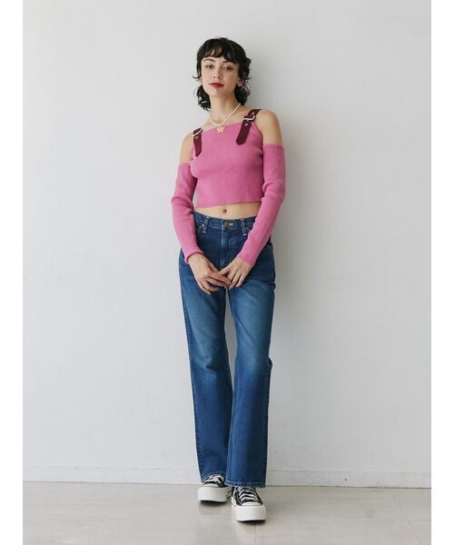 jouetie（ジュエティ）の「【Lee】FLARE336（デニムパンツ・レディース・ブルー・X-SMALL/SMALL）」の7枚目の写真