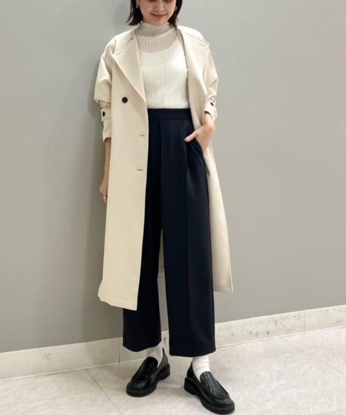 CAST:(キャストコロン)の「【着心地抜群/セットアップ】デザインタックジャージーパンツ(その他パンツ・レディース・ブラック/オフホワイト・S/M)」の20枚目の写真