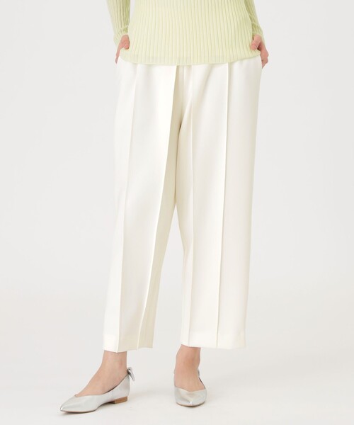 CAST:(キャストコロン)の「【着心地抜群/セットアップ】デザインタックジャージーパンツ(その他パンツ・レディース・ブラック/オフホワイト・S/M)」の16枚目の写真