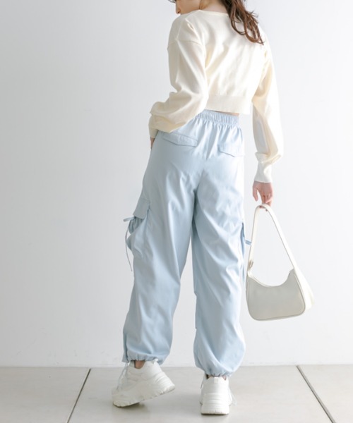 OLIVE des OLIVE(オリーブデオリーブ)の「【WEB限定】ハートボタンカーディガン 1041050120(カーディガン/ボレロ・レディース・イエロー/オフホワイト/ブラック/サックスブルー・FREE)」の7枚目の写真
