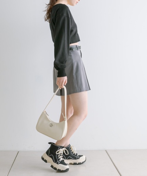 OLIVE des OLIVE(オリーブデオリーブ)の「【WEB限定】ハートボタンカーディガン 1041050120(カーディガン/ボレロ・レディース・イエロー/オフホワイト/ブラック/サックスブルー・FREE)」の12枚目の写真