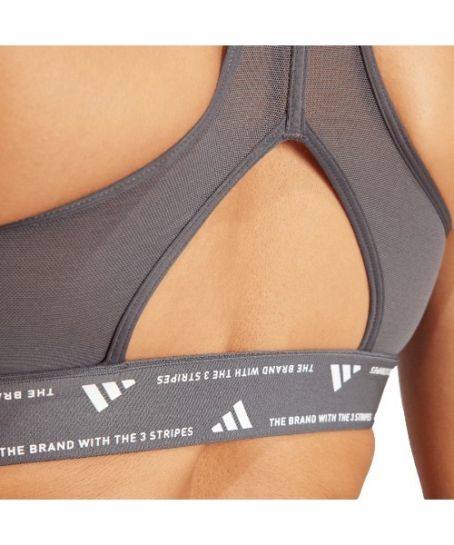 adidas(アディダス)の「アディダス adidas Powerimpactトレイン ミディアムサポート スリーストライプスブラ(スポーツブラ・レディース・ピンク/ブラック/グレー/オレンジ・S/M/L/XL)」の21枚目の写真