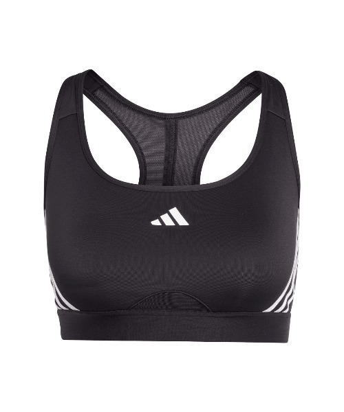 adidas(アディダス)の「アディダス adidas Powerimpactトレイン ミディアムサポート スリーストライプスブラ(スポーツブラ・レディース・ピンク/ブラック/グレー/オレンジ・S/M/L/XL)」の17枚目の写真