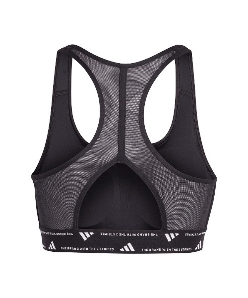 adidas(アディダス)の「アディダス adidas Powerimpactトレイン ミディアムサポート スリーストライプスブラ(スポーツブラ・レディース・ピンク/ブラック/グレー/オレンジ・S/M/L/XL)」の16枚目の写真