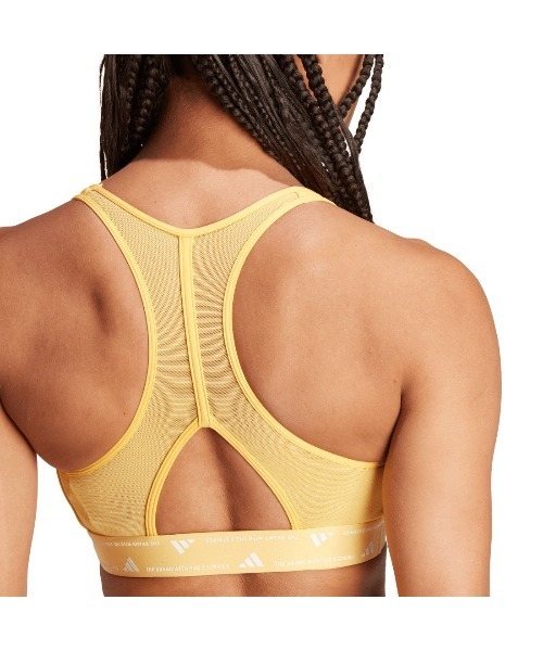 adidas(アディダス)の「アディダス adidas Powerimpactトレイン ミディアムサポート スリーストライプスブラ(スポーツブラ・レディース・ピンク/ブラック/グレー/オレンジ・S/M/L/XL)」の13枚目の写真