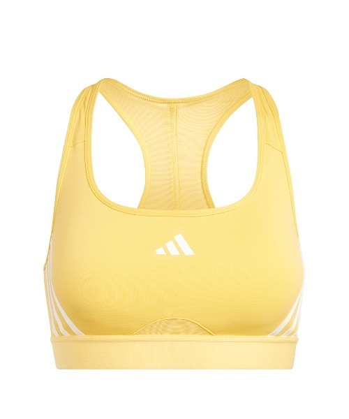 adidas(アディダス)の「アディダス adidas Powerimpactトレイン ミディアムサポート スリーストライプスブラ(スポーツブラ・レディース・ピンク/ブラック/グレー/オレンジ・S/M/L/XL)」の12枚目の写真