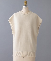 BLAMINKのカシミヤ100％ニットベスト BLAMINK（ブラミンク）の「PRE カシミヤケーブルベスト（ニット