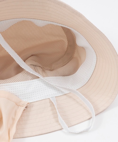 KP DECO（ケーピーデコ）の「T/Cブロード ハット(M～L)（ハット・キッズ・アイボリー/ブラック・MEDIUM/LARGE）」の3枚目の写真