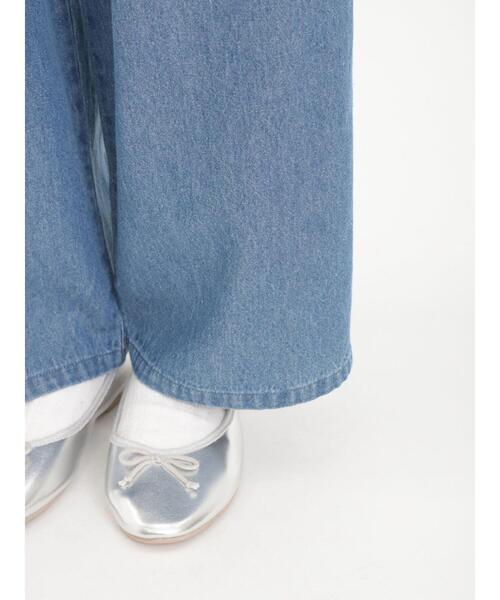 Samansa Mos2（サマンサ モスモス）の「デニムタックパンツ（デニムパンツ・レディース・ネイビー/ブルー・F）」の21枚目の写真