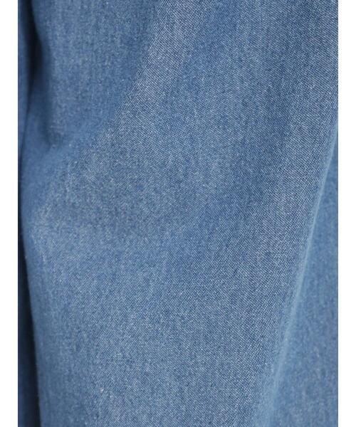 Samansa Mos2（サマンサ モスモス）の「デニムタックパンツ（デニムパンツ・レディース・ネイビー/ブルー・F）」の22枚目の写真