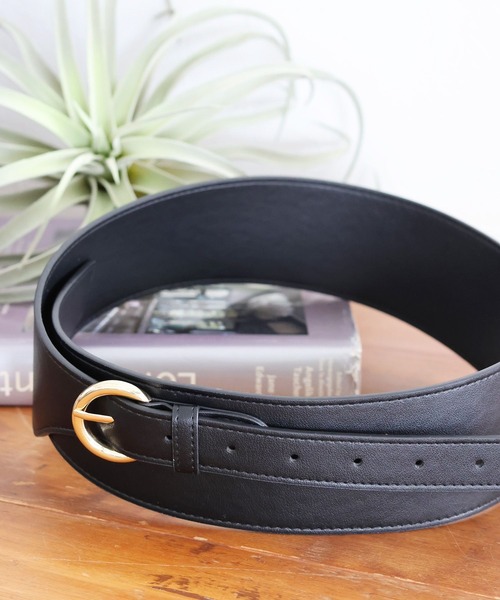 niko and...（ニコアンド）の「オリジナルサッシュベルト（ベルト・レディース・ブラック/ブラウン・0）」の2枚目の写真