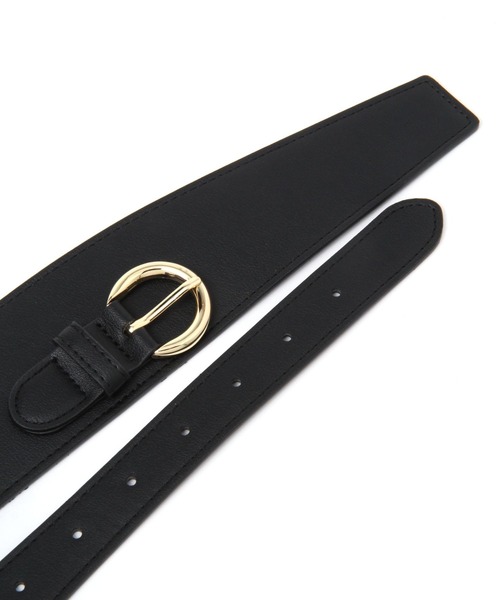 niko and...（ニコアンド）の「オリジナルサッシュベルト（ベルト・レディース・ブラック/ブラウン・0）」の5枚目の写真