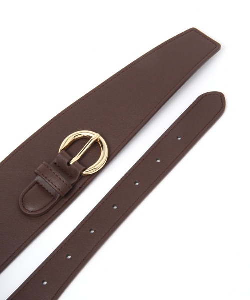 niko and...（ニコアンド）の「オリジナルサッシュベルト（ベルト・レディース・ブラック/ブラウン・0）」の6枚目の写真