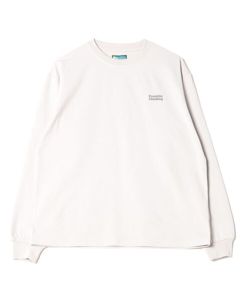 Franklin Climbing(フランクリンクライミング)の「【限定展開】【Franklin Climbing/フランクリンクライミング】バックプリントロンTee(Tシャツ/カットソー・メンズ・ホワイト/オレンジ/グレイッシュベージュ/ブラック/グレイッシュブルー・S/L/M)」の10枚目の写真