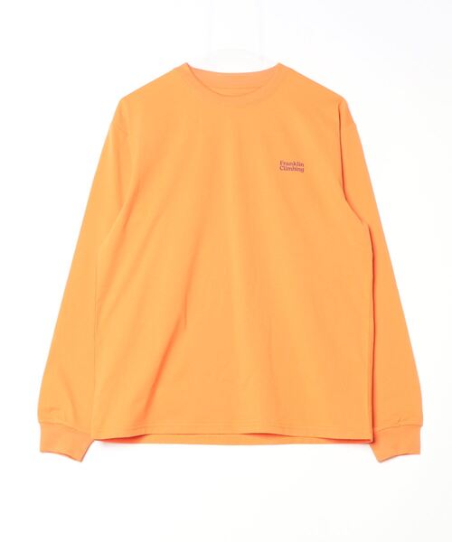 Franklin Climbing(フランクリンクライミング)の「【限定展開】【Franklin Climbing/フランクリンクライミング】バックプリントロンTee(Tシャツ/カットソー・メンズ・ホワイト/オレンジ/グレイッシュベージュ/ブラック/グレイッシュブルー・S/L/M)」の9枚目の写真