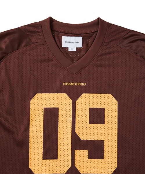 シャツ thisisneverthat Mesh Football Jersey thisisneverthat（ディスイズネバーザット）の「Mesh Football Jersey