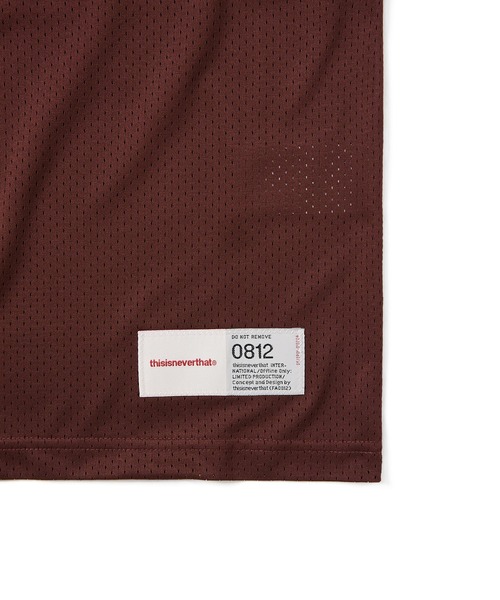 thisisneverthat(ディスイズネバーザット)の「Mesh Football Jersey(Tシャツ/カットソー・メンズ・バーガンディー/ネイビー・L/M/S/XL)」の9枚目の写真