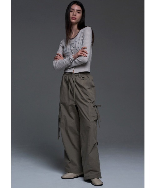 FANCY CLUB（ファンシークラブ）の「A'GEM/9 × .kom 『 FANCY CLUB/ファンシークラブ』 TYPO BASIC LOGO CARDIGAN/ロゴカーディガン（カーディガン/ボレロ・レディース・ブラック/ベージュ/ブラウン・FREE）」の21枚目の写真