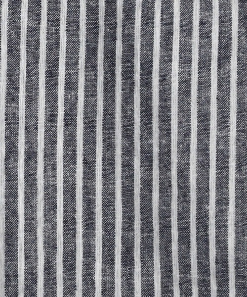 BACK NUMBER（バックナンバー）の「【BACK NUMBER】綿麻混紡長袖レギュラーシャツ（シャツ/ブラウス・メンズ・ホワイト×ブルー/ネイビー×ホワイト・S/M/L/XL）」の4枚目の写真