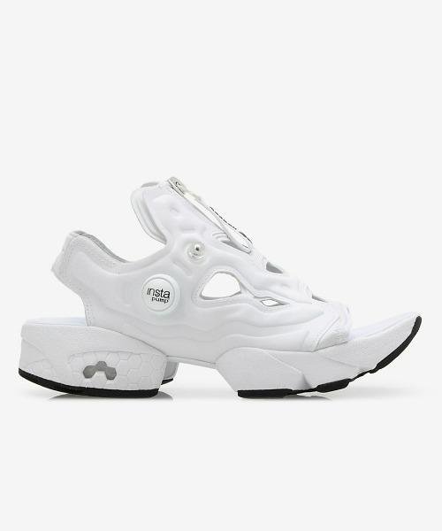 Reebok（リーボック）の「インスタ ポンプフューリー サンダル ジップ / INSTAPUMP FURY SANDAL ZIP（サンダル・レディース・ブラック×ホワイト/ホワイト/グレイッシュベージュ/ライトグリーン・23.0cm/28.0cm/27.0cm/26.0cm/25.0cm/24.0cm）」の17枚目の写真
