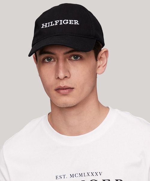 TOMMY HILFIGER（トミーヒルフィガー）の「【Stray Kids】モノタイプソフトキャップ（キャップ・メンズ・レッド/ブラック・FREE）」の2枚目の写真