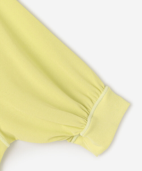 LE GLAZIK（ルグラジック）の「LE GLAZIK | 5分袖プルオーバー WOMEN（ニット/セーター・レディース・オフホワイト/イエロー系その他/ブラック・36）」の7枚目の写真