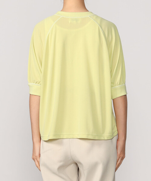 LE GLAZIK（ルグラジック）の「LE GLAZIK | 5分袖プルオーバー WOMEN（ニット/セーター・レディース・オフホワイト/イエロー系その他/ブラック・36）」の11枚目の写真