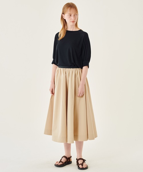 LE GLAZIK（ルグラジック）の「LE GLAZIK | 5分袖プルオーバー WOMEN（ニット/セーター・レディース・オフホワイト/イエロー系その他/ブラック・36）」の19枚目の写真