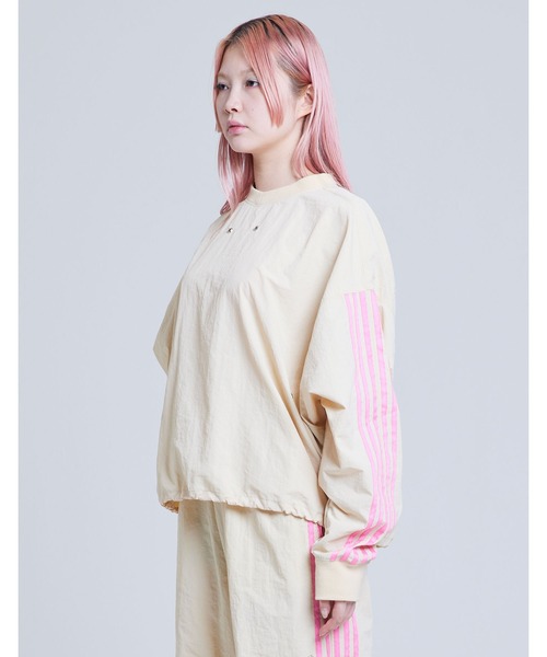 リトルサニーバイト little sunny bite ナイロントップスM little sunny bite (リトルサニーバイト)nylon top / BLACK