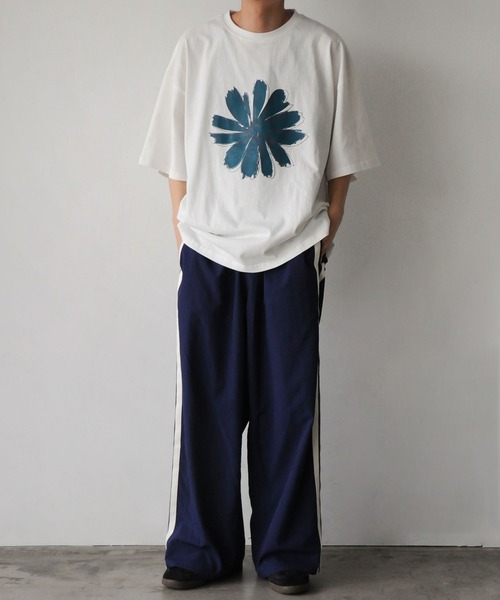 NILWAY（ニルウェイ）の「サイドラインナイロントラックパンツ/ワイドナイロンパンツ（その他パンツ・メンズ・ネイビー/グリーン/ブラック/グレー・SMALL/MEDIUM/LARGE）」の21枚目の写真