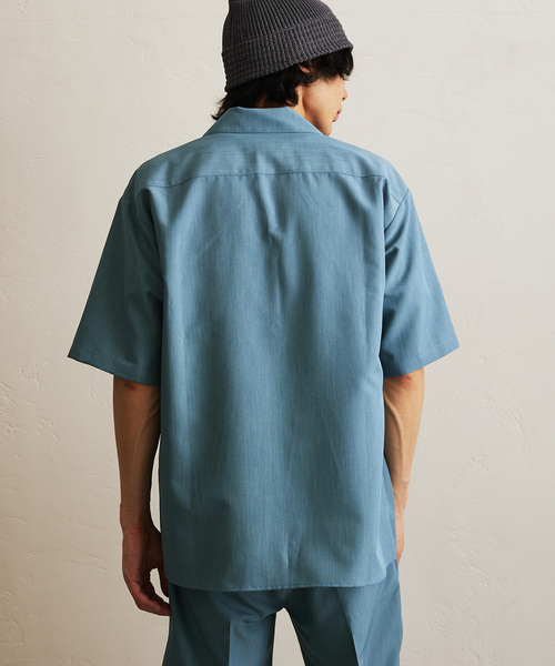 417 EDIFICE（フォーワンセブンエディフィス）の「【Plan Tech】オープンカラーシャツ　”セットアップ着用可能”（シャツ/ブラウス・メンズ・グリーン/ネイビー/ブルー系その他/チャコールグレー/マルチ/ベージュ/その他1・SMALL/MEDIUM/LARGE/X-LARGE）」の16枚目の写真