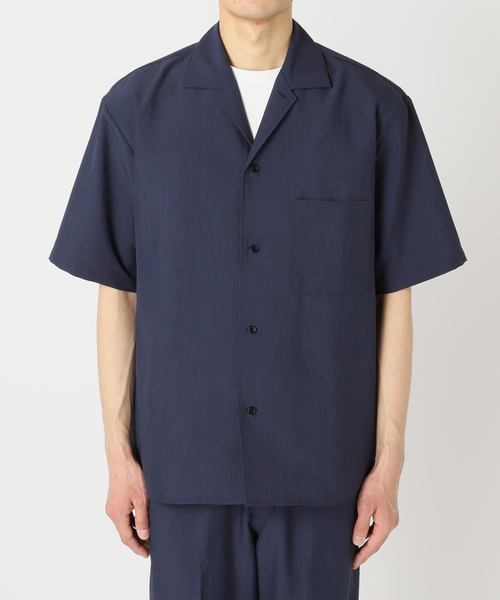 417 EDIFICE（フォーワンセブンエディフィス）の「【Plan Tech】オープンカラーシャツ　”セットアップ着用可能”（シャツ/ブラウス・メンズ・グリーン/ネイビー/ブルー系その他/チャコールグレー/マルチ/ベージュ/その他1・SMALL/MEDIUM/LARGE/X-LARGE）」の19枚目の写真